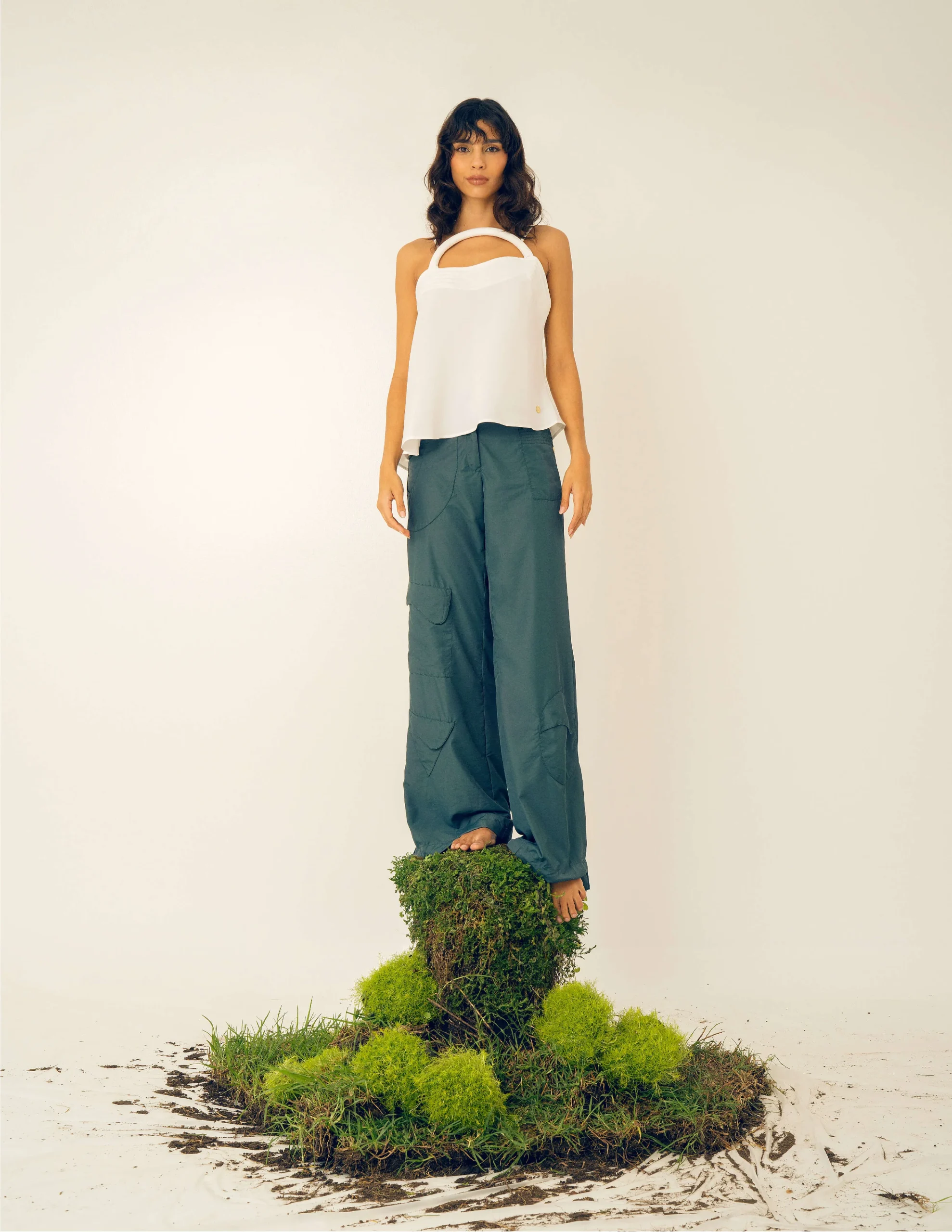 Pantalón Lino Negro